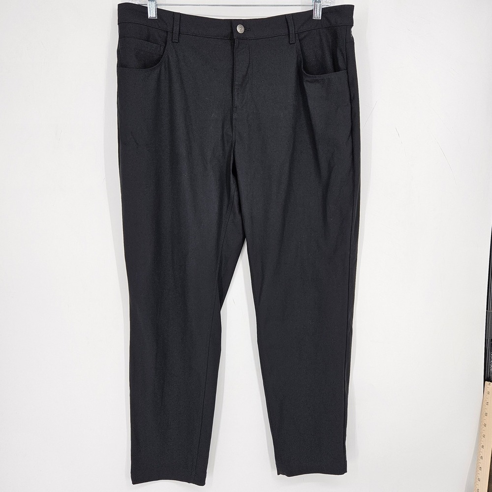 Fabletics Pants Mens 38x32 The Don 5 Pocket Performance Casual Stretch Black